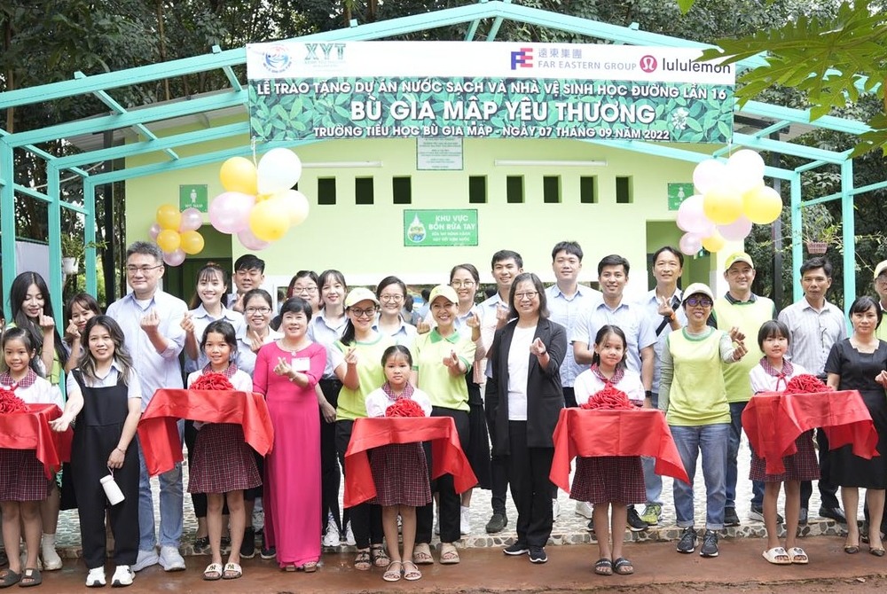 遠東新服裝（越南）助偏鄉小學改善衛生及淨水設施