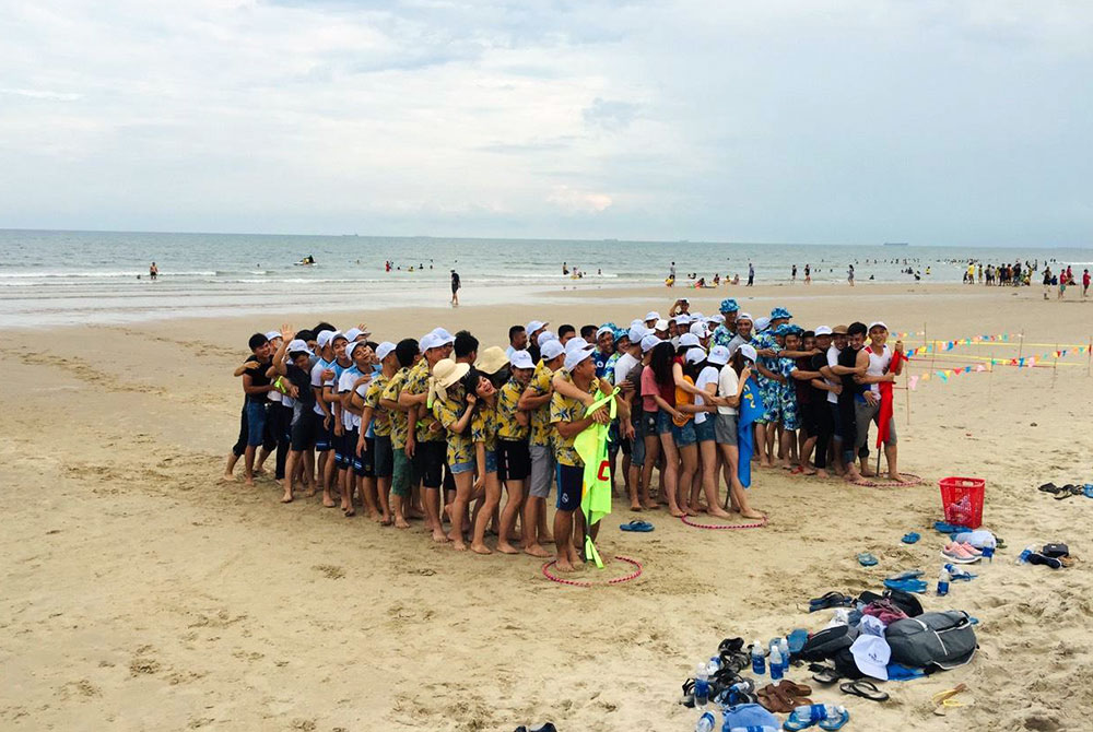 旅遊越南頭頓海灘，凝聚員工向心力